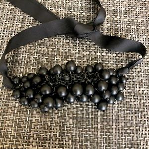 Beaded statement necklace